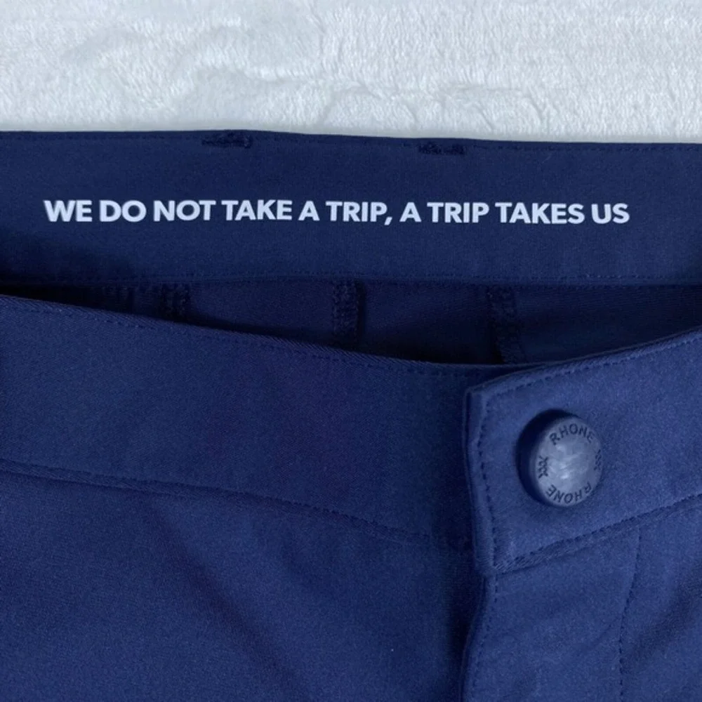 Rhone Chino Pants Men's Sz 38 Blue Smart Casual Work Office Church‎